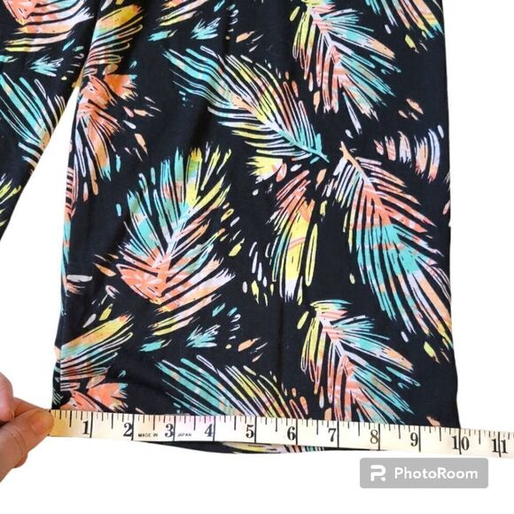 Mudd Girls Smocked Gaucho Pants with Palm Pattern Size 12 - Picture 3 of 5